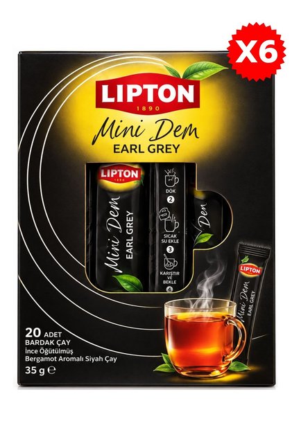 Earl Grey Mini Dem Bardak Çay 20li
