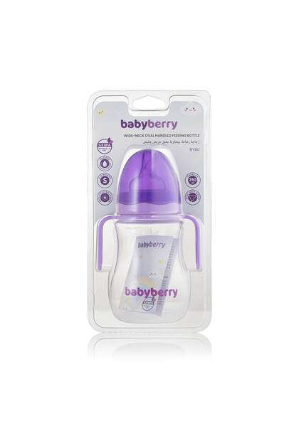 Wide-Neck Oval Handled Feeding Bottle 250 Ml