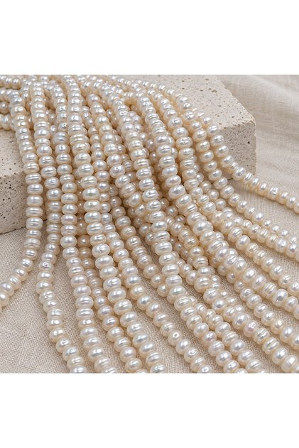 Pearl String White 7*4,5mm – Natural Texture Royal Series (63336)