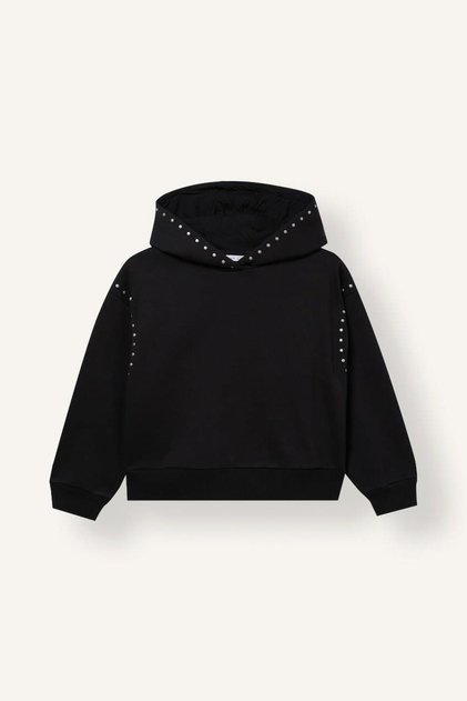 Oversize Zımba Detaylı Sweatshirt Kız Çocuk (26 WN)