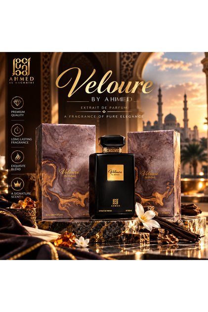 Veloure by Ahmed Extrait de Parfum 100ml | Luxury Long-Lasting Fragrance
