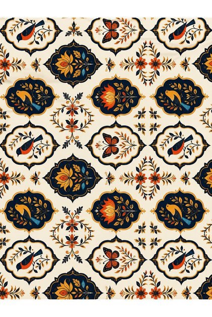 Digital Printed Upholstery Fabric with Bird and Butterfly Pattern (Upholstery Chair, Sofa, Cushion Covering Fabric, Backdrop Curtain)