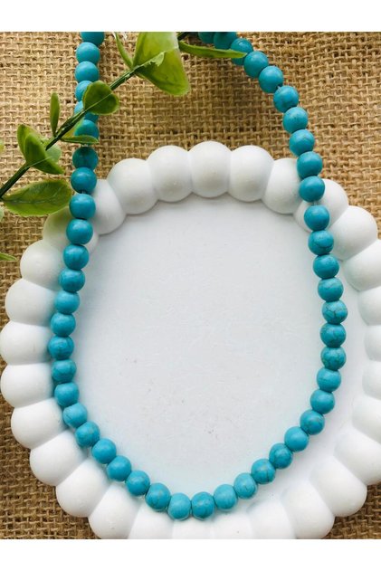 Turquoise Turquoise 8 mm Necklace