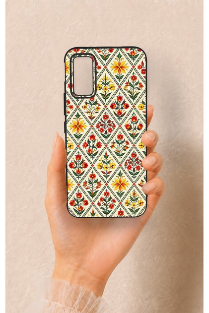 Infinix Gt 30 Pro Compatible Tile Tulip Patterned Silicone Case