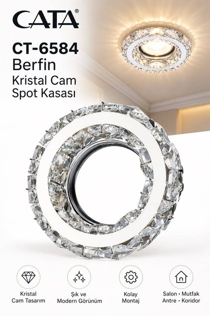 Ct 6584 Berfin Kristal Cam Spot Kasası