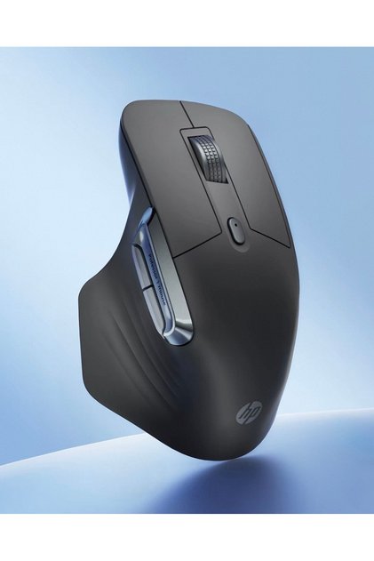 PROFESSOR Çift Modlu Kompakt Ergonomik Sessiz Kablosuz Bluetooth Mouse 2,4ghz+BT5.0 4000DPI Şarjlı Siyah | Ramwhite Türkiye Garantili