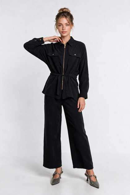 Premium Selection Suede Modal Set Lby0098 Black