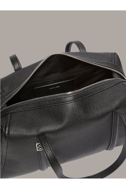 Women's Emblem Pebble Shoulder Bag