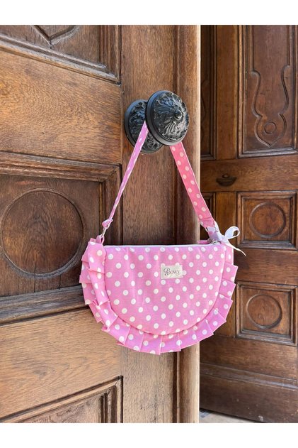 Ruffled Polka Dot Bag