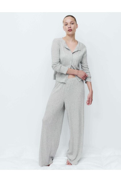 Pamuk Karışımlı Pointelle Pijama Altı