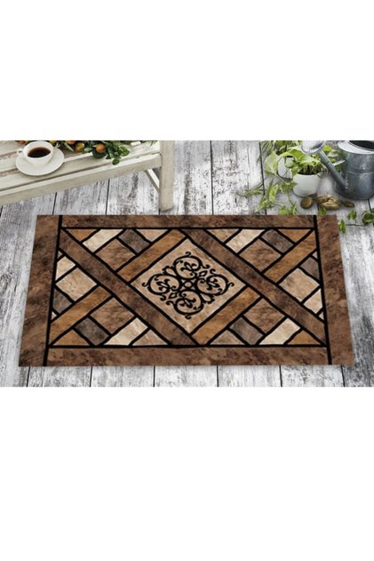 Exterior Door Mat Digital Printing Non-Slip Base Washable