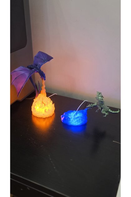 Game Of Thrones Ejderha Temalı Gece Lambası (USB Type A ile çalışmaktadır.)