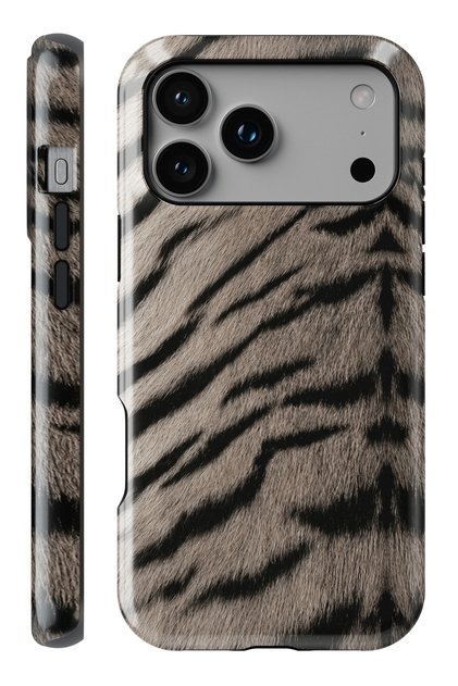 (Magsafe) iPhone 17 Pro Max / 18 Pro Max Zebra Fur Double Layer Glossy Protect Phone Case