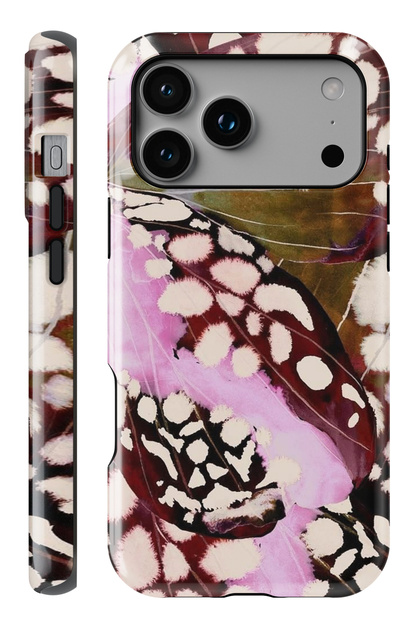 (Magsafe) iPhone 17 Pro Max / 18 Pro Max Papillon Double Layer Glossy Protect Phone Case