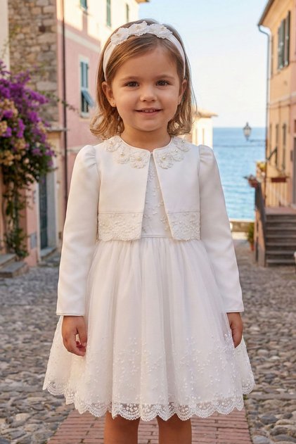 Christmas-Themed for Children | Turkish Dress with Jacket and Collar from 6 to 24 Months