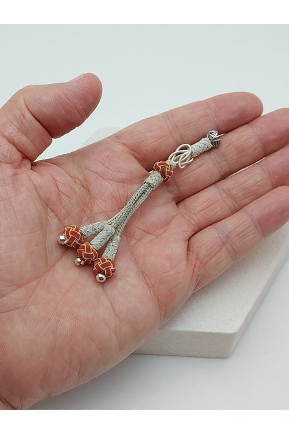Handcrafted Copper Kazaz Tassel – Three-Pointed (63506)