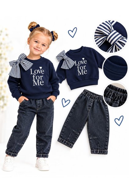 Love Girl's Suit with Jeans