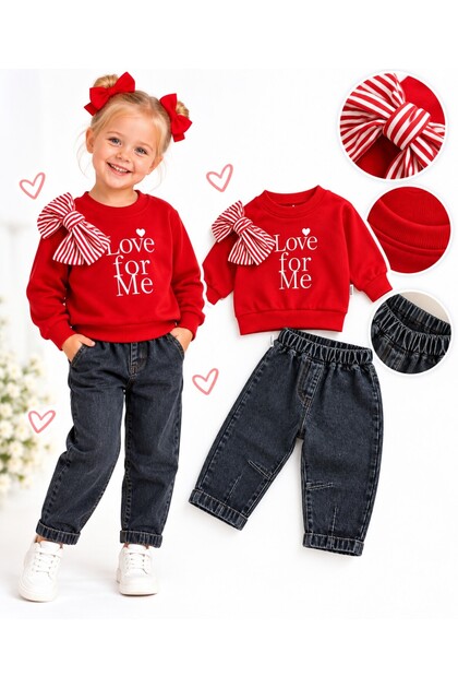 Love Girl's Suit with Jeans