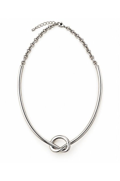 Silver Knot Necklace