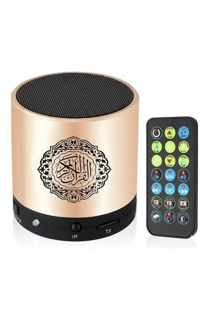 Toyland Portable Quran Speaker MP-14 with Bluetooth & Remote Control – 8GB Memory with 16 Reciters