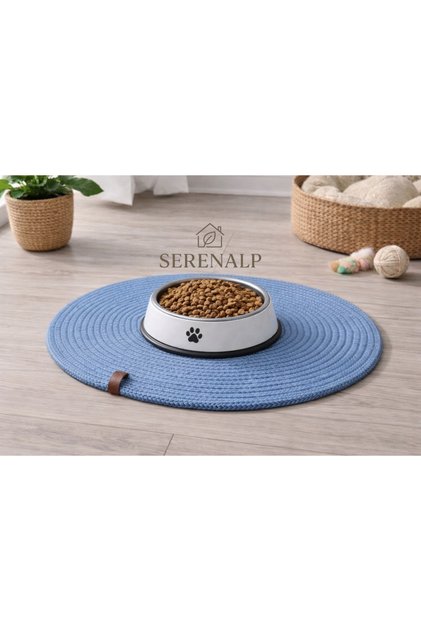 Handcrafted Cat Dog Hamster Guinea Pig Rabbit Feeding Mat Food Pad Multi-Purpose Mat Doorstep Mat