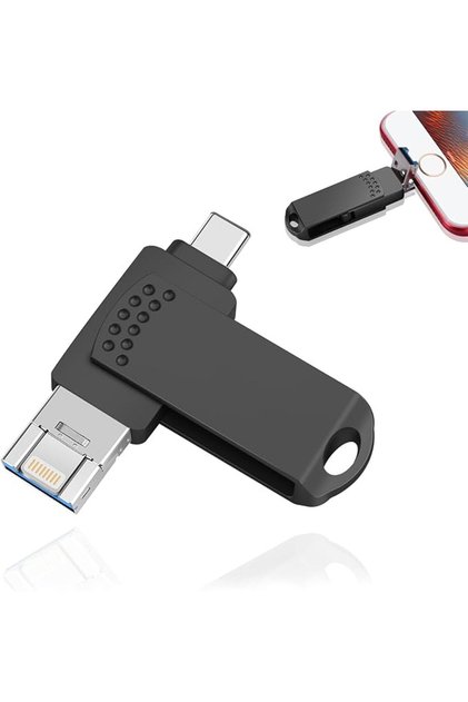 محرك أقراص فلاش USB، محرك أقراص USB بسعة 1 تيرابايت مع منفذ Type-C متوافق مع الهواتف الذكية/أجهزة MacBook/الكمبيوتر الشخصي/الأجهزة اللوحية
