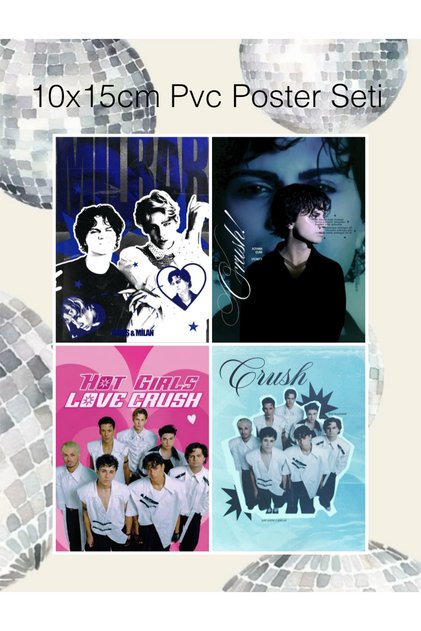 CRUSH Poster Seti 4 Adet