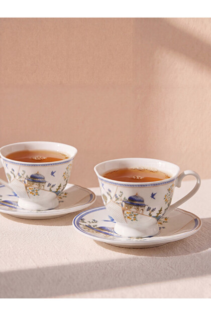 I 2-Person Printed Porcelain Coffee Cup Set from Freezen Store