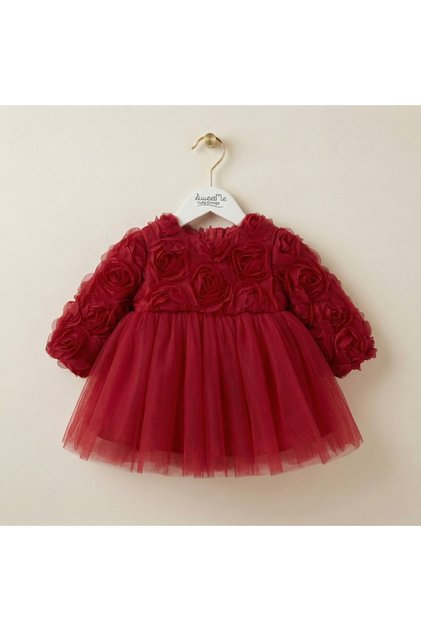Rose Lady Long Sleeve Baby Girl Dress