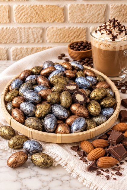 Mocha Aromalı Badem Draje - 100 Gr.