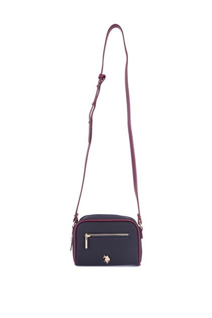 Navy Blue-Claret Red Women's Messenger Bag Us26659