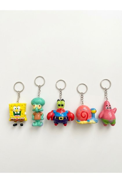 Sünger bob ve arkadaşları sukusi anahtarlık (1 adet fiyatı)