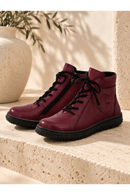 Genuine Leather Women's Boots Model Name: Gaia