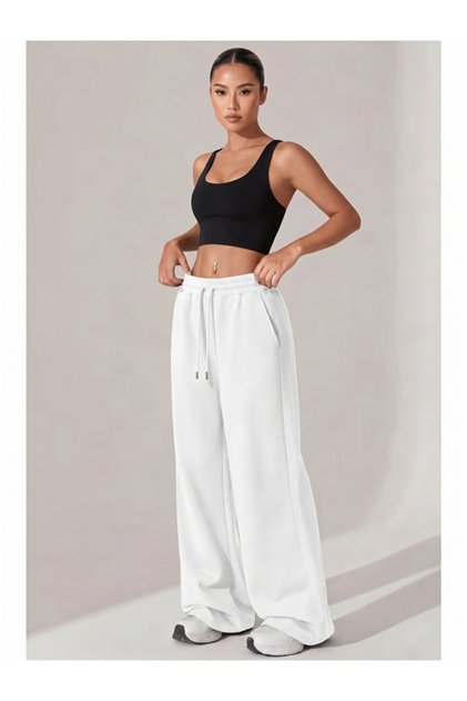 Women's Oversize 3-Strand Drawstring Baggy Jogger Sweatpants