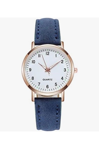 Quartz Lacivert Kayışlı Kol Saati