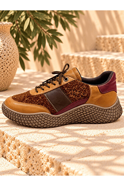 Genuine Leather Casual Sneaker Model Name: Persephone