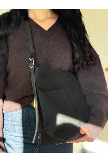 Women's Niva Model Belt Detailed Shoulder & Crossbody Bag