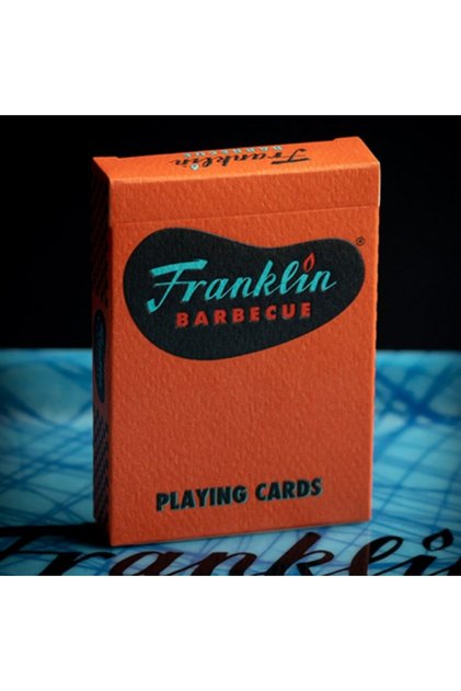 Fulton's Franklin Bbq Classic Orange Playing Cards Premium Playing Cards Deck