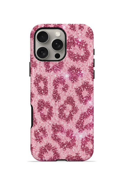 iPhone 16 Pro Max Vorian Double Layer Pink Leopard Case