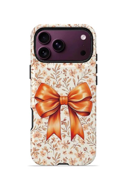 iPhone 18 Pro Max Vorian Double-Layered Case with Autumn Floral Bow