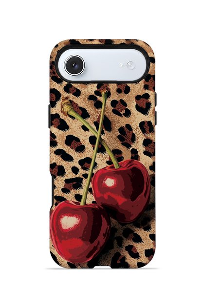 iPhone 17 Air Vorian Double Layer Leopard Cherry Case