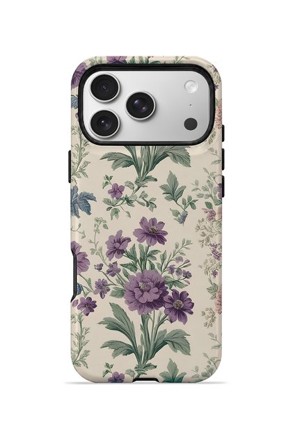 iPhone 17 Pro Max Vorian Double Layer Lavender Botanical Case