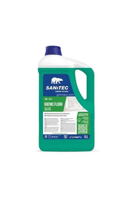 Multipurpose Hygienic Floor Cleaner Green Apple 5L