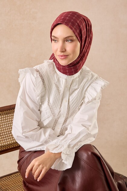 Silkhome Olinda Scarf Burgundy