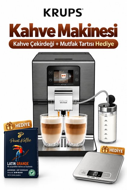 Intuition Tam Otomatik Sıcak & Soğuk Espresso Kahve Makinesi + 500 gr Çekirdek Kahve Hediyeli