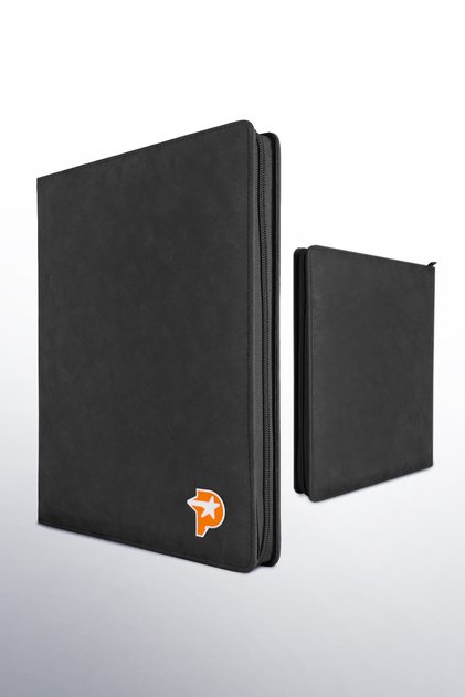 Premium Zippered Black Card Album (360 Card Capacity)
