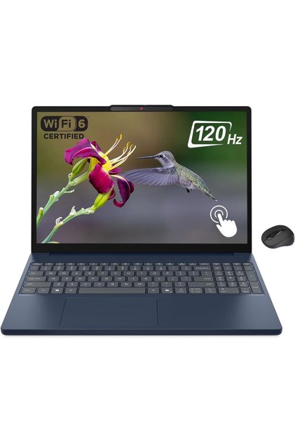IdeaPad Slim 3i 15.3" 2K Touchscreen Laptop, 120Hz, Intel Core 7 350, 16GB DDR5 RAM, 512GB SSD, Integrated Intel Graphics, Wi-Fi 6, Copilot AI, Windows 11 Home, Cosmic Blue, EAT Wireless Mouse