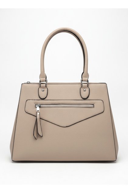 Geanta Dama Tote Piele Ecologica, Buzunar Frontal cu Fermoar, 30x26cm, L2886