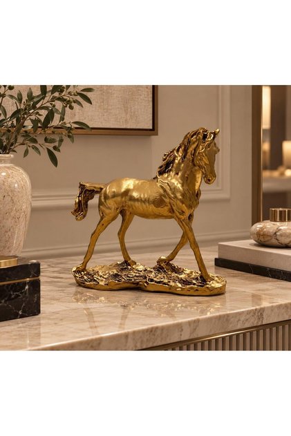 DEKORATİF YÜRÜYEN GOLD AT