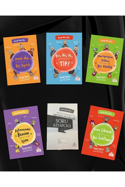 4-5-6-7. Class MUCİTLER SERİSİ / 5 Books / Question Assessment Booklet Gift